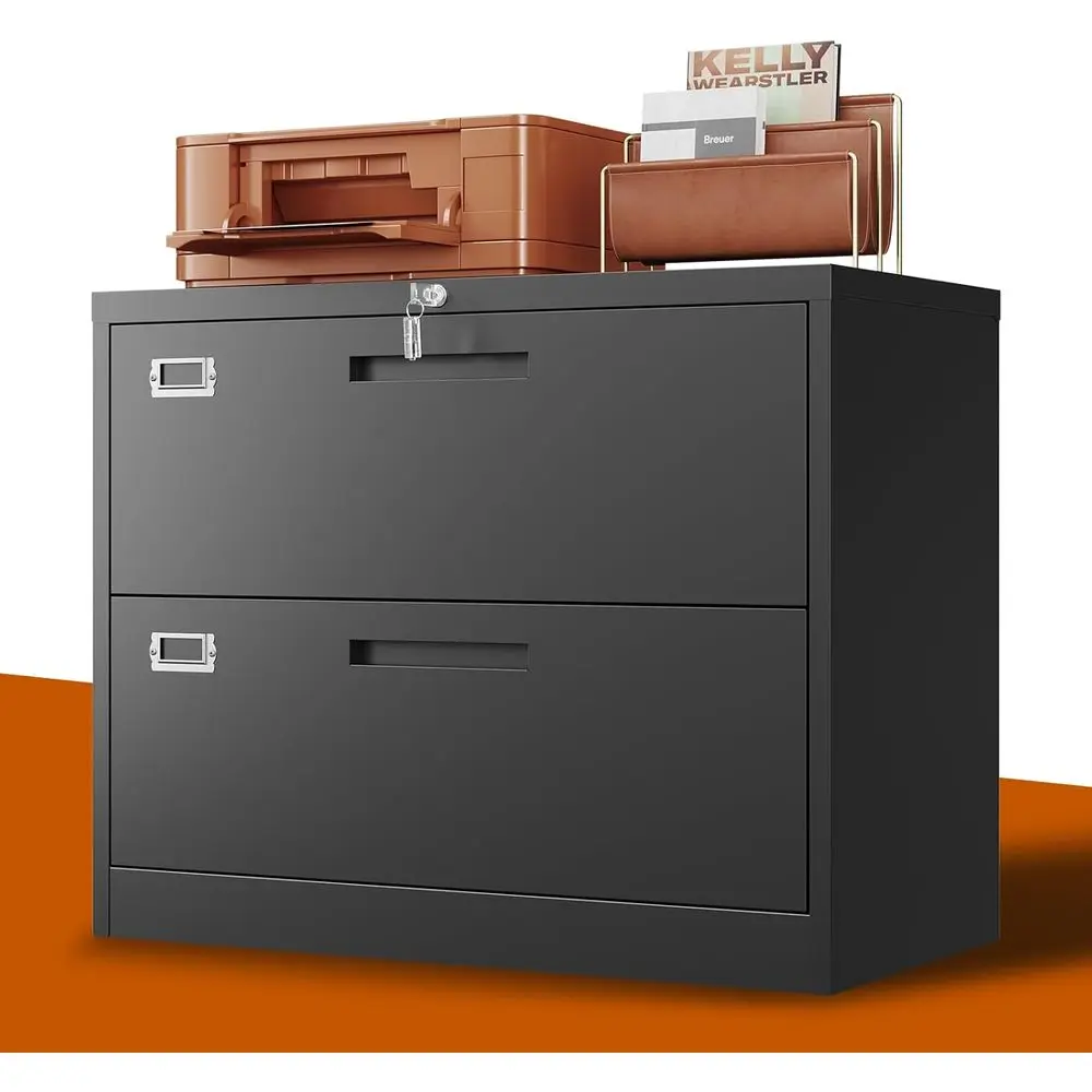 File Cabinet Lateral - Laterale archiefkast met slot, metaal, A4/Letter-formaat,