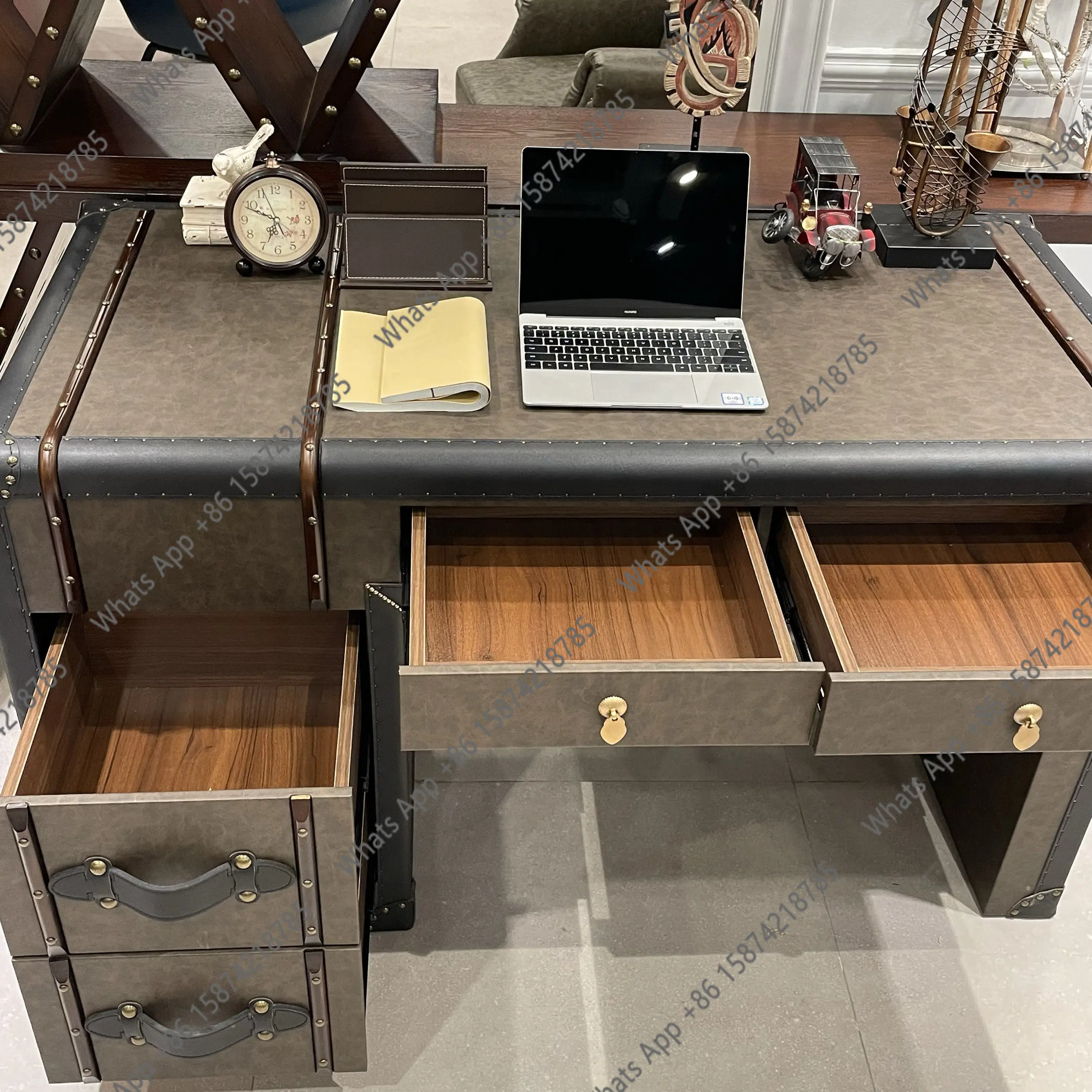 Office Furniture Second Hand - Iu American Retro Tweedehands Presidentieel bureau