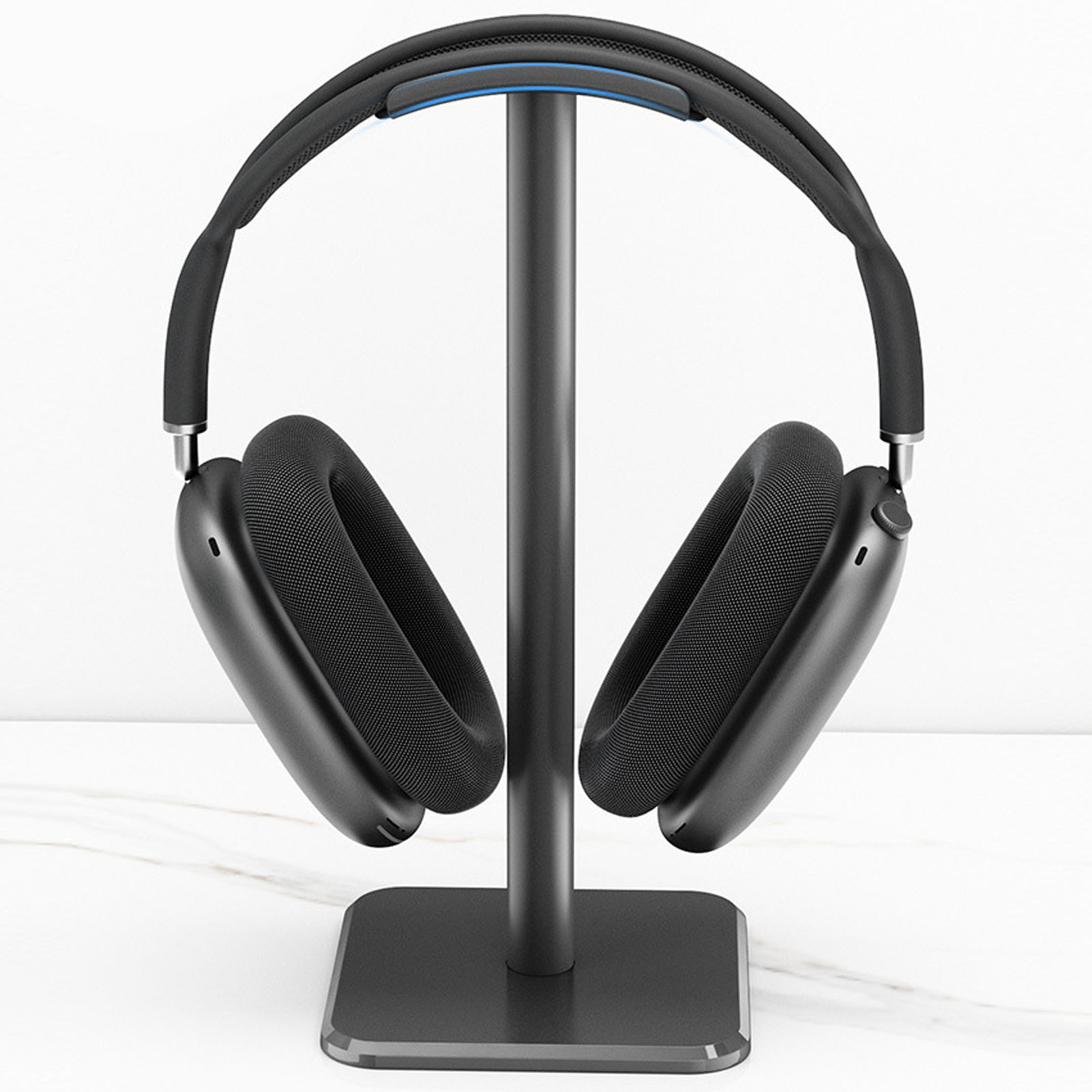 Telephone Headset Office - Koptelefoonstandaard Afgeronde hoek Antislipbasis TPU-lade Stevige