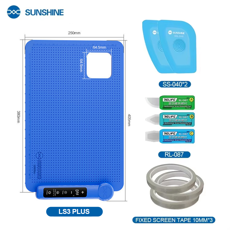 Partition Screen Divider - SUNSHINE LS3 PLUS LCD-scherm Splitter Verwarming