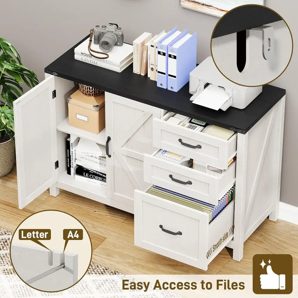 Witte en zwarte A4-formaat arc - File Cabinet Lateral recensie en prijs