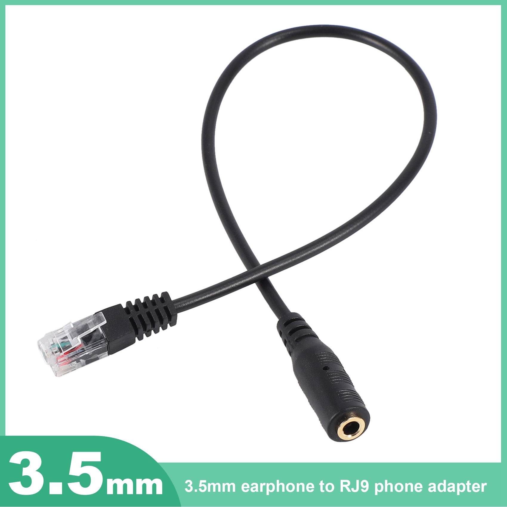Dec. - 3,5 mm stekker naar RJ9 - Telephone Headset Office recensie en prijs
