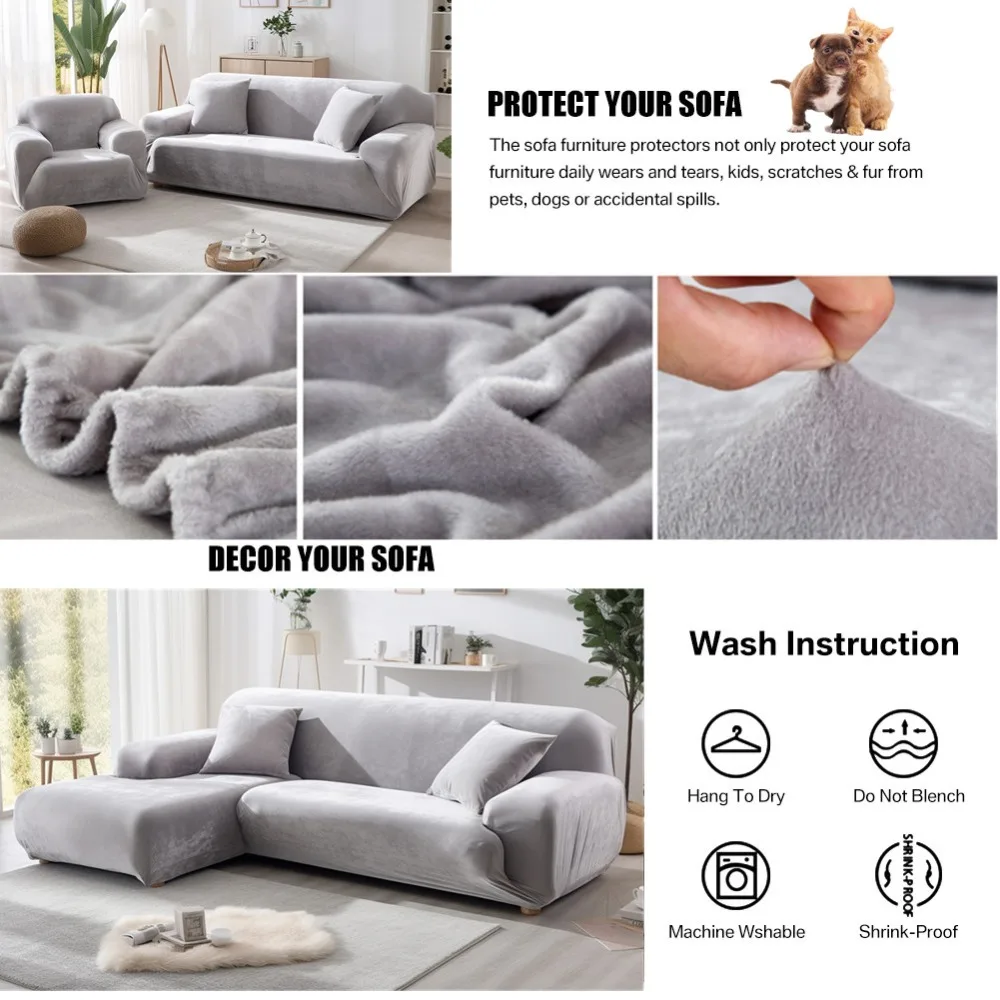 Stretch Fluwelen Bankhoezen vo - Office Furniture Factory recensie en prijs