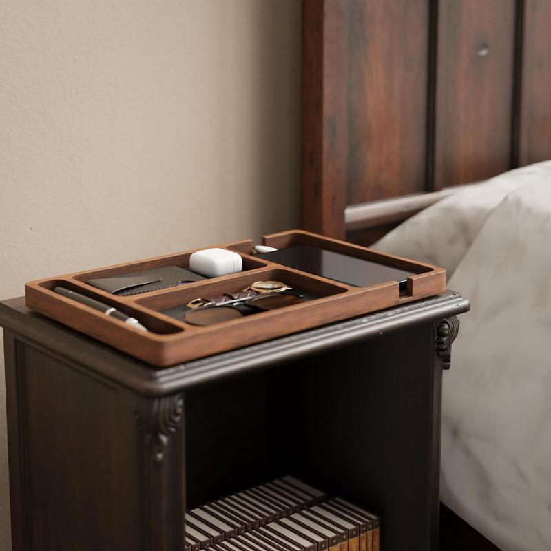 Houten kantoor desktop opbergd - Telephone Headset Office recensie en prijs