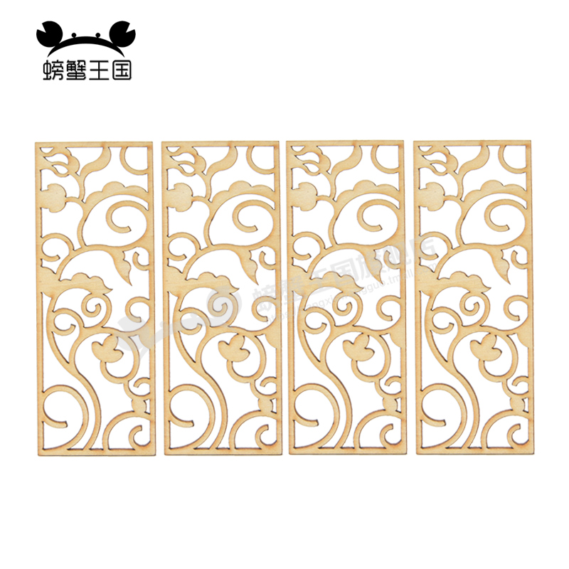 4 stuks houten miniatuur schei - Partition Screen Divider recensie en prijs