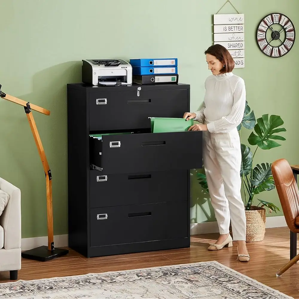 Metalen archiefkast met slot,  - File Cabinet Lateral recensie en prijs