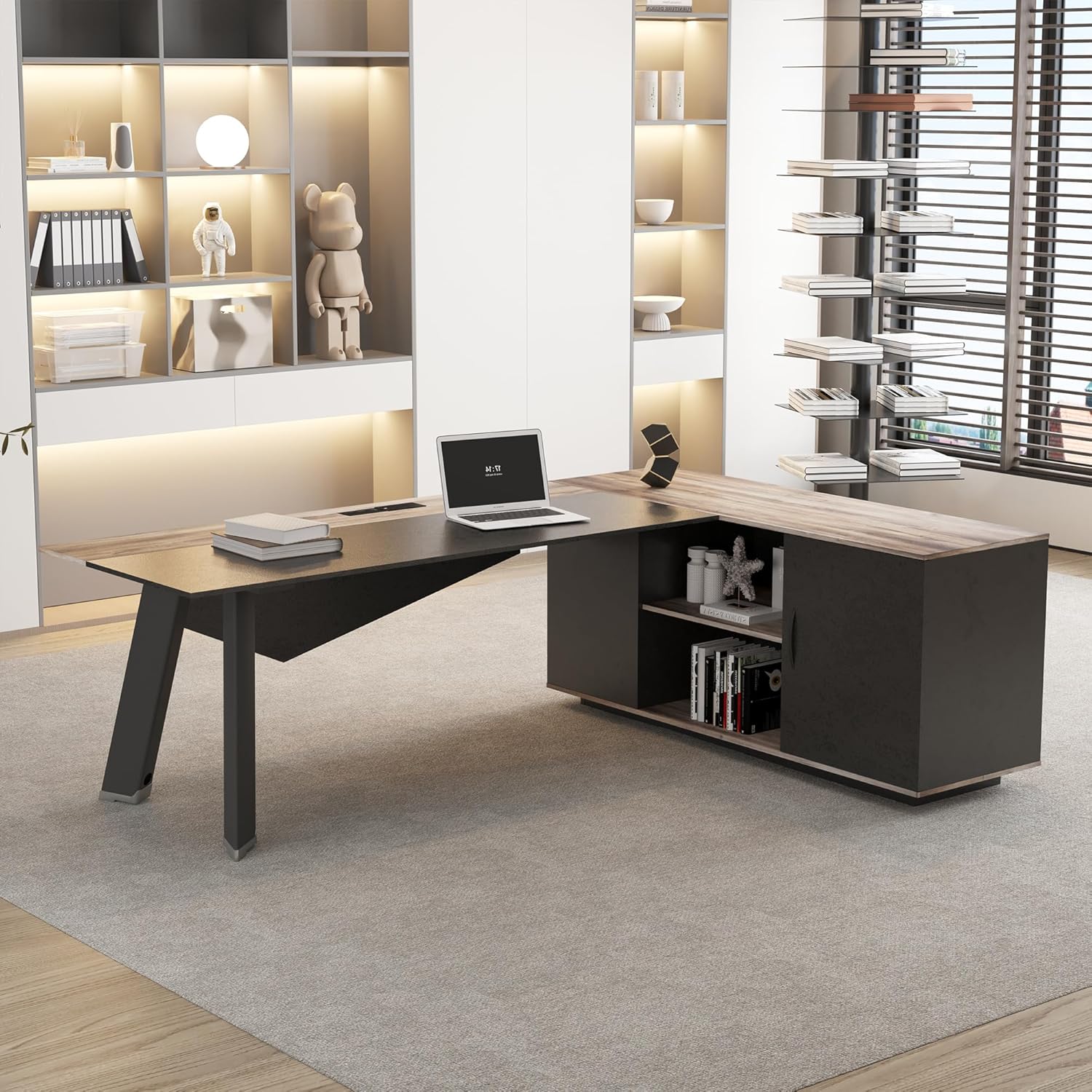 63 inch L-vormig directieburea - File Cabinet Lateral recensie en prijs