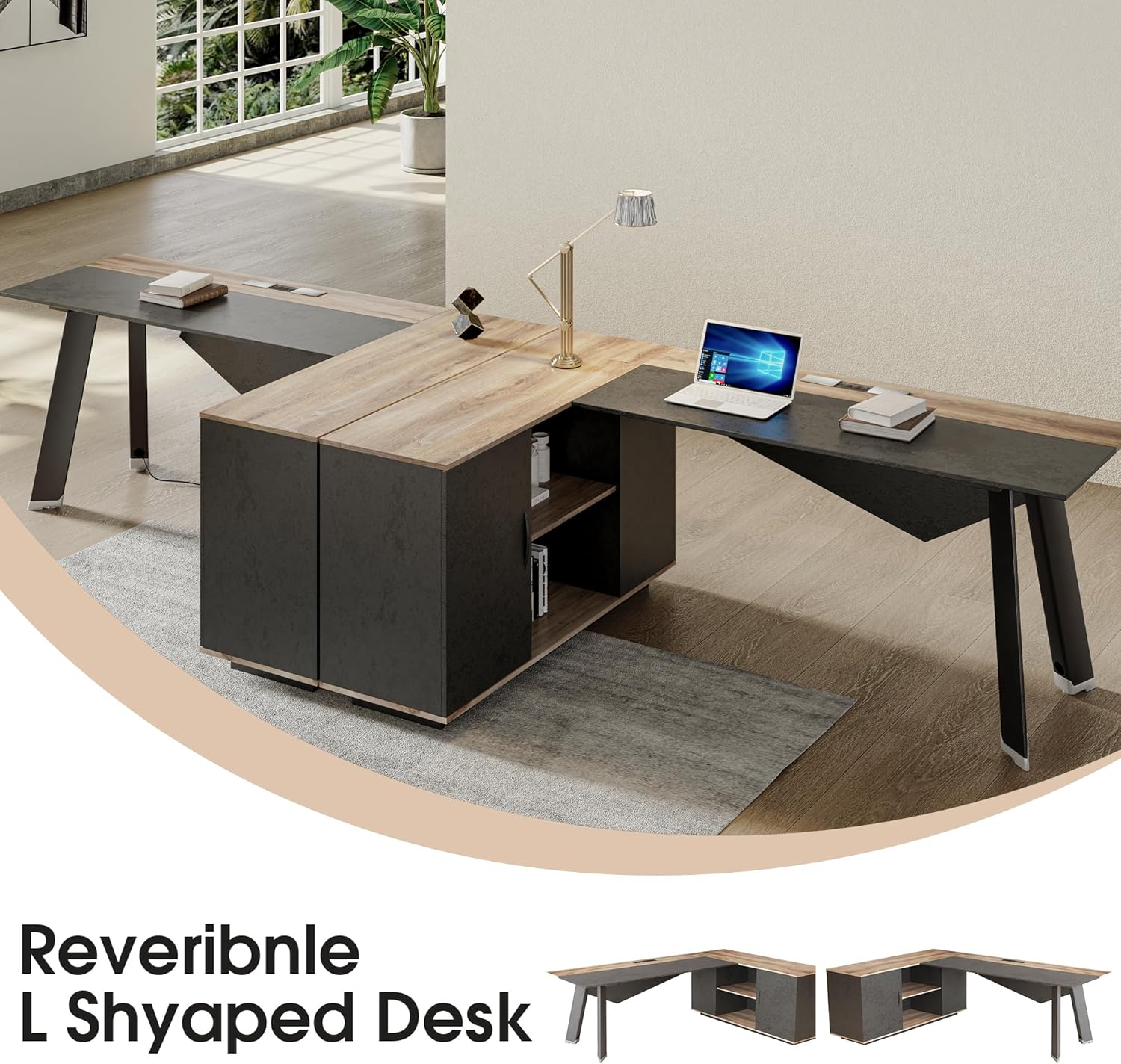 63 inch L-vormig directieburea - File Cabinet Lateral recensie en prijs