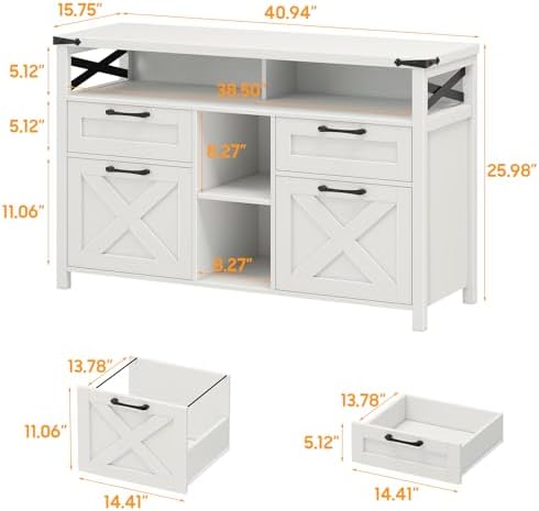 Archiefkast met open opbergpla - File Cabinet Lateral recensie en prijs