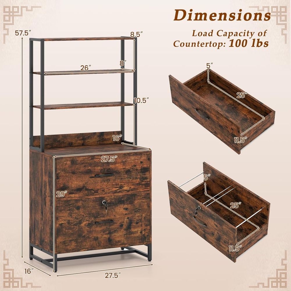 Industriële stijl zijdelingse  - File Cabinet Lateral recensie en prijs