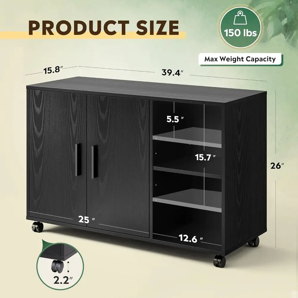 Zwarte kantooropbergkast met d - File Cabinet Lateral recensie en prijs