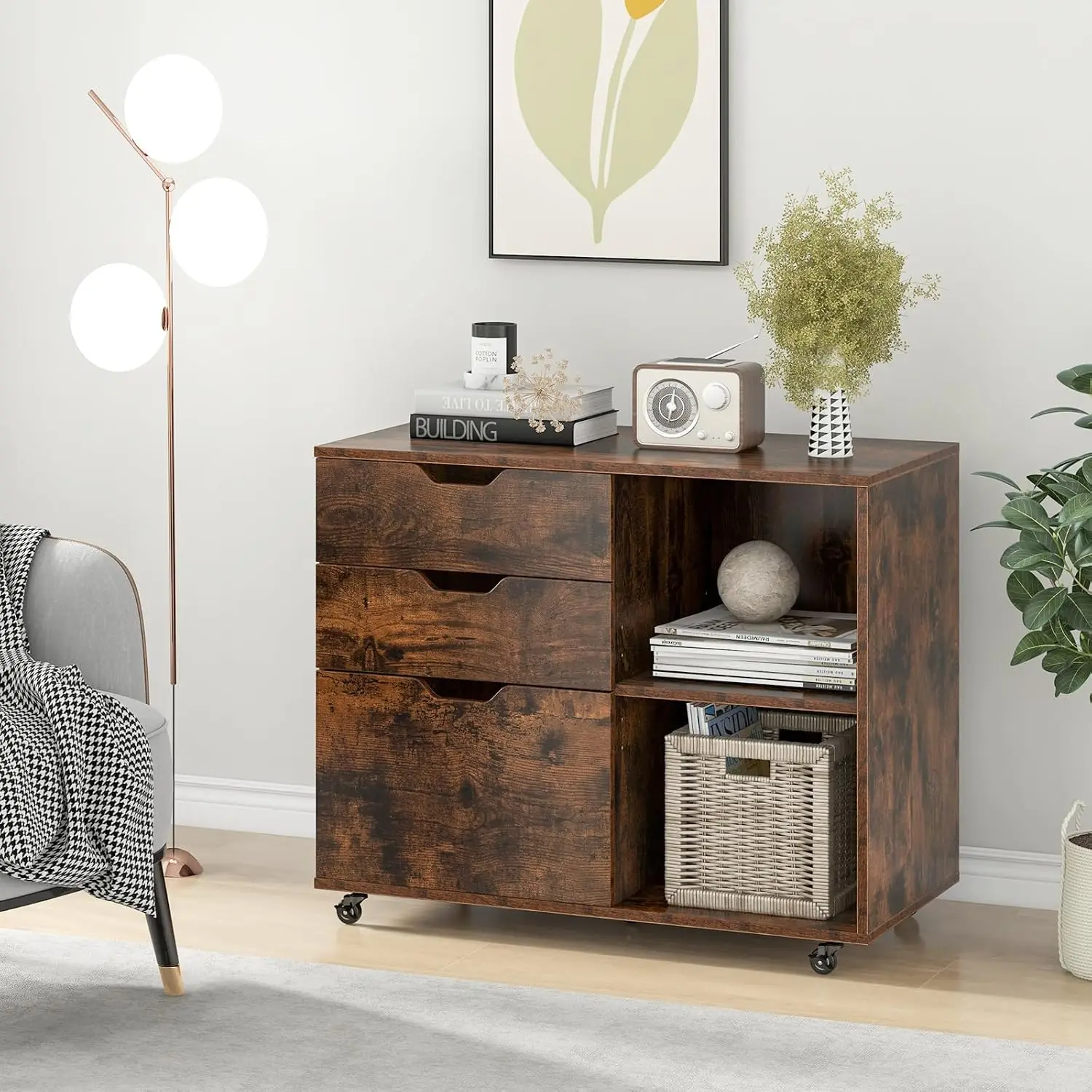 3-ladenkast, mobiele printerst - File Cabinet Lateral recensie en prijs