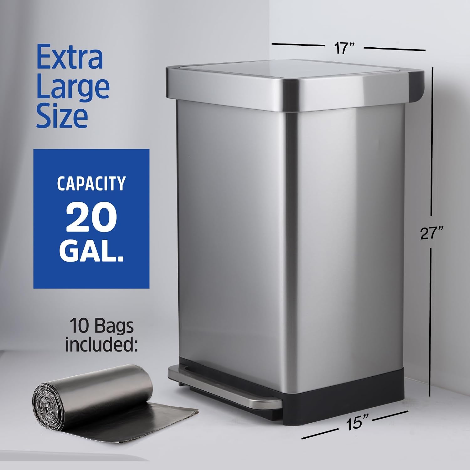20 Gallon roestvrijstalen grot - Office Furniture Recycling recensie en prijs