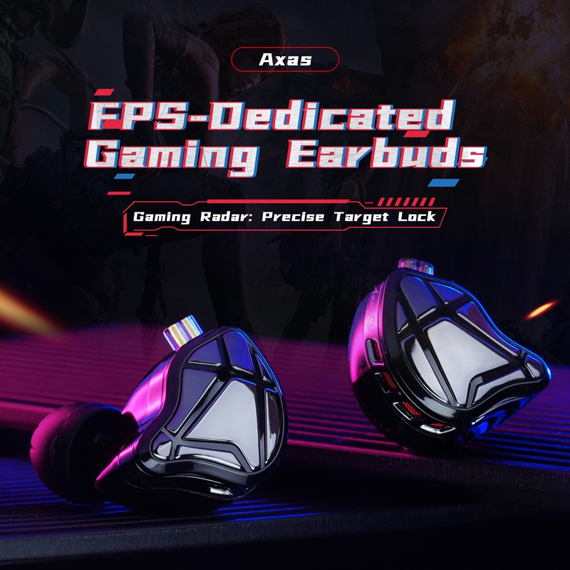    KZ Axas FPS Gaming IEM Oor - Telephone Headset Office recensie en prijs